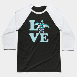 Sea Turtle Love Baseball T-Shirt